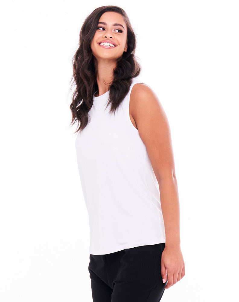 Capri Tank -White