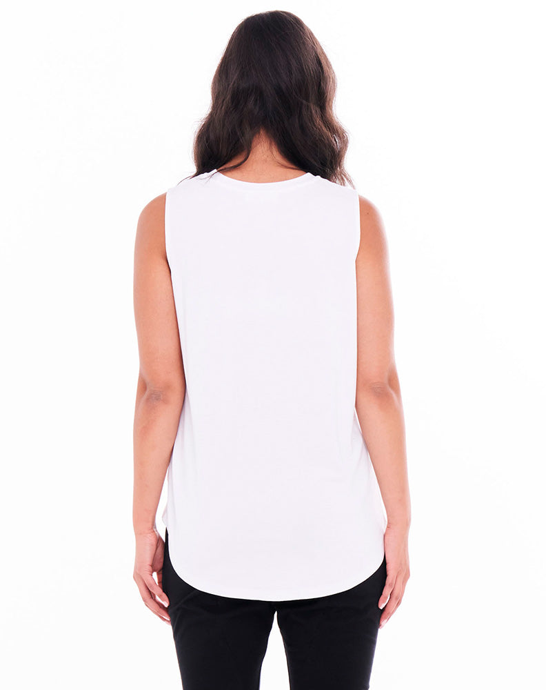 Capri Tank -White