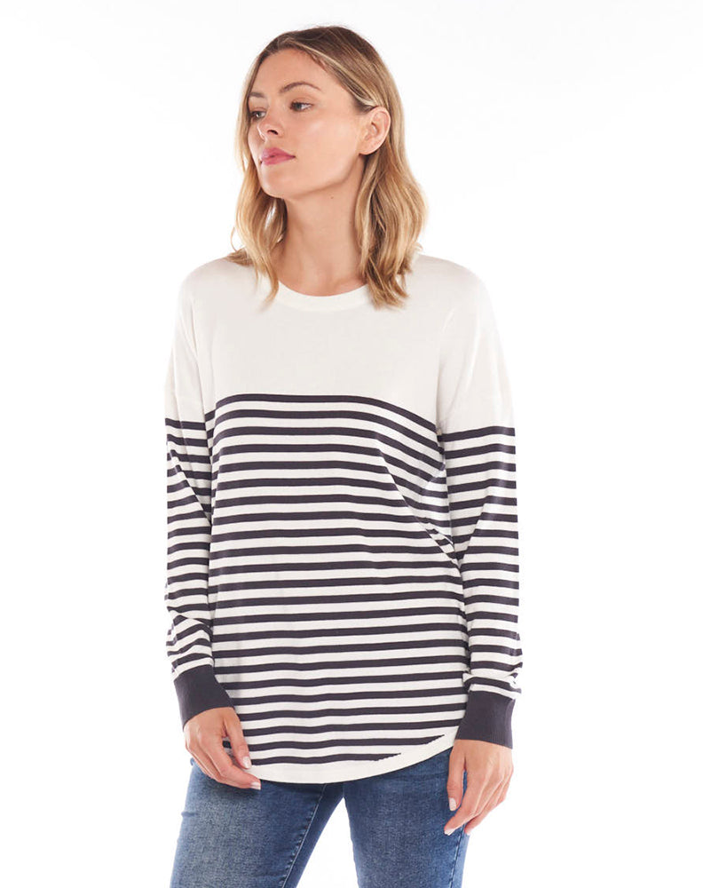 Sophie Knit - Licorice Stripe