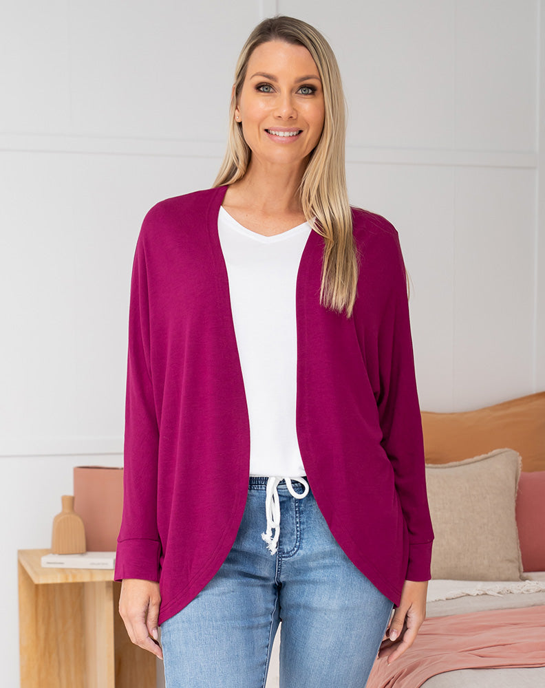 Cape Shrug - Plum