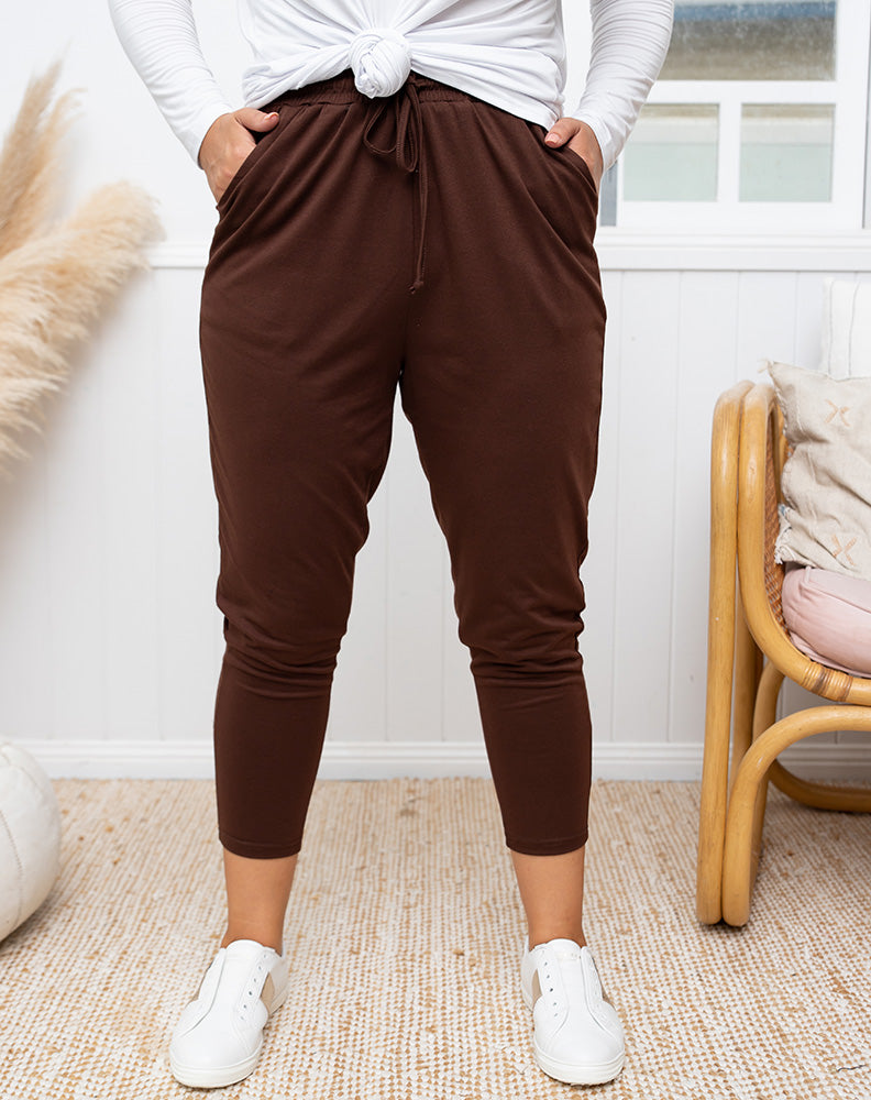 Slouch Pant -Chocolate