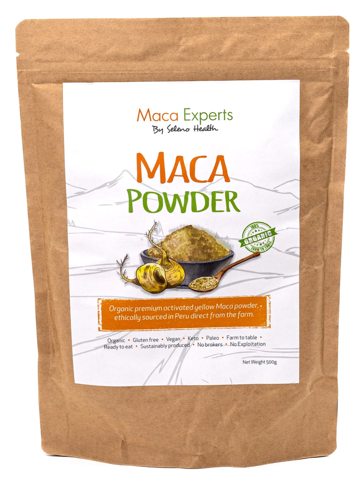 Seleno Health Organic Maca 500g Simply Organic Nz 9781