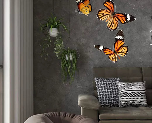 #002 SET YELLOW BUTTERFLY