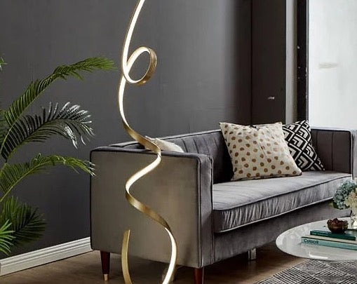 #003 AMSTERDAM FLOOR LAMP SANDY GOLD