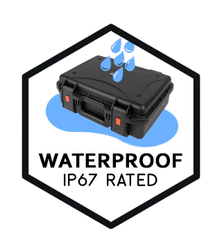 Waterproof IP67 Rated