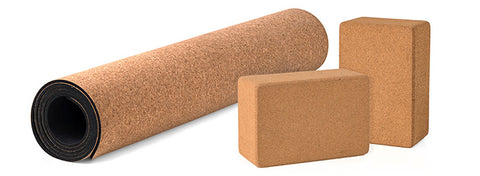 Yoga mats and blocks are made from EVA foam