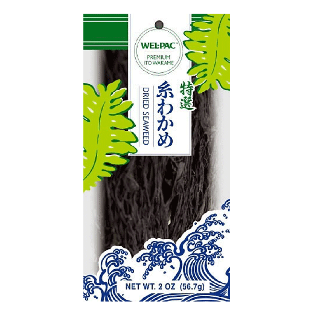 Wel-Pac - Fueru Wakame (Dried Seaweed) Net Wt. 2 Oz.