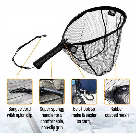 Snowbee Rubber Mesh Hand Trout Net – Fishing Station