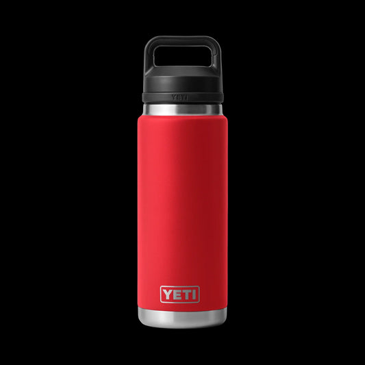 YETI 26 oz. Rambler with Straw Lid-Rescue Red