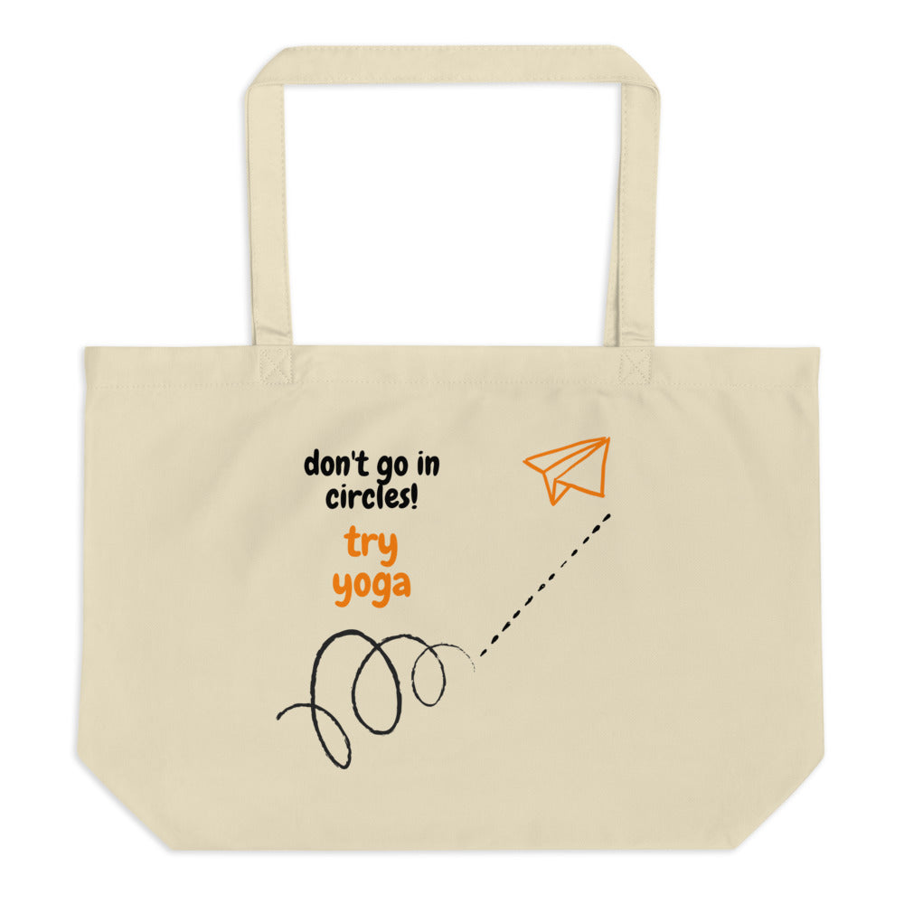 FUNNY YOGA TOTE BAG