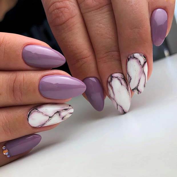 Almond Shaped Fake Nails French Tip Summer Creamy White Gold Thread flowers  Cute Press on Nails Medium 24 Pcs Nude Stick on Acrylic Nails Glossy Full  Cover False Nails for Women W796 :