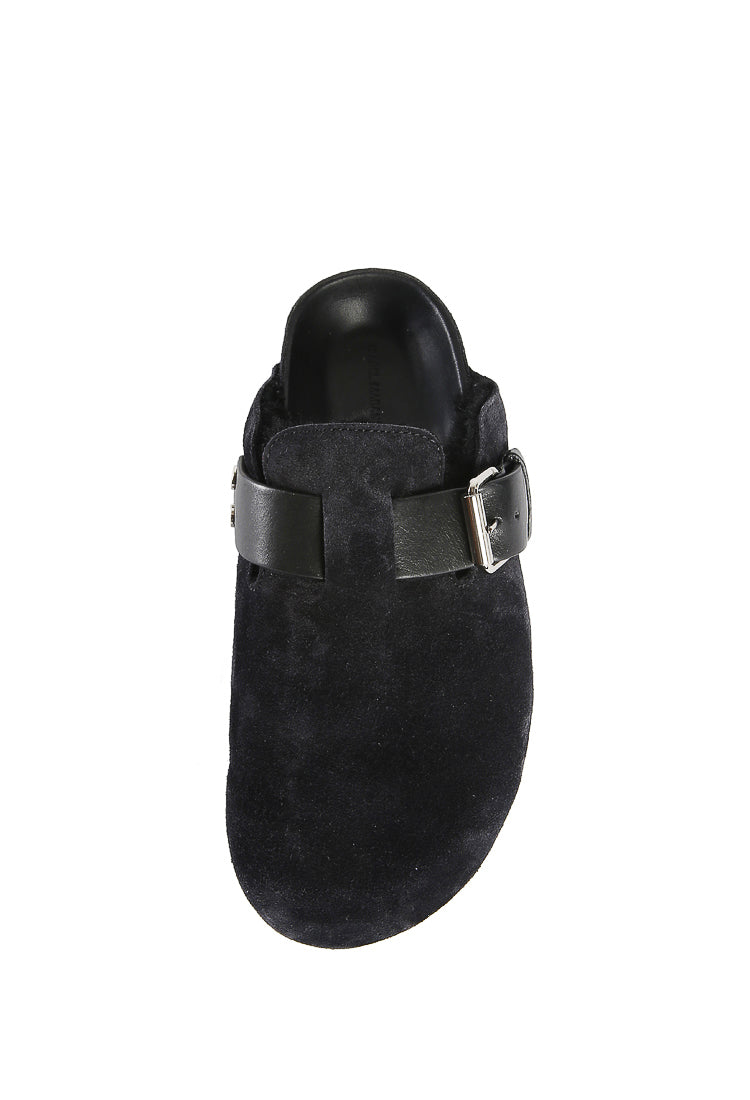 Mirvin Shearling Clog Black