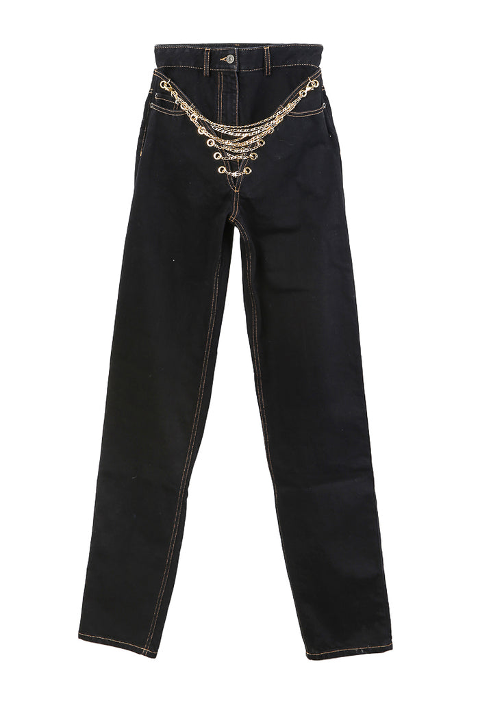 chain link jeans