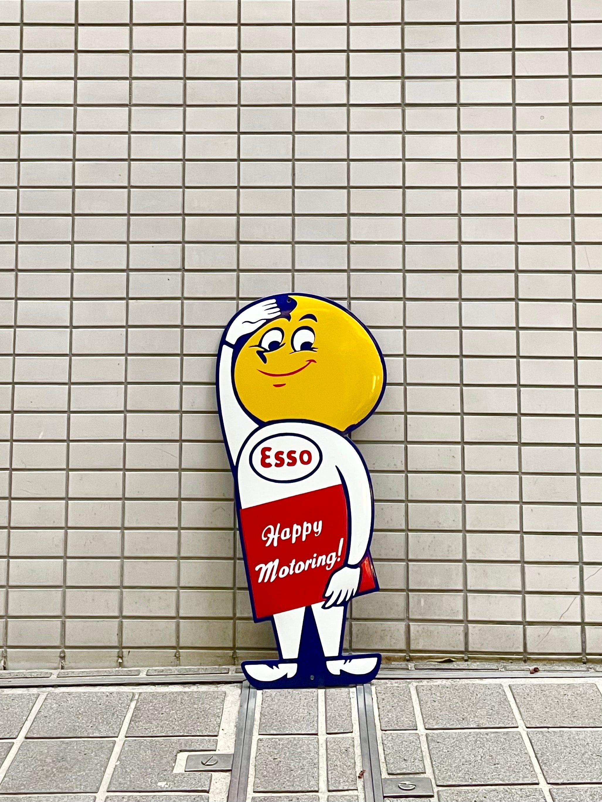 ESSO エッソボーイ 琺瑯看板-