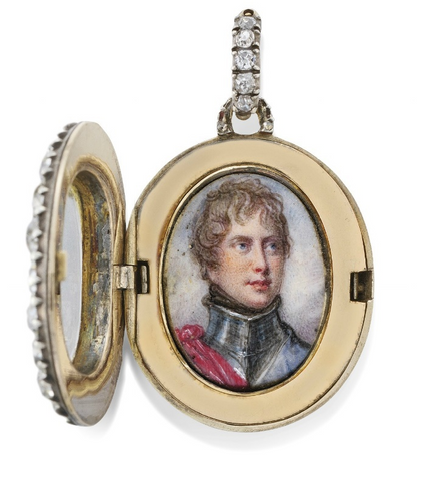 George IV of England Miniature Portrait