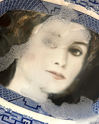 Portrait Platter Work in Progress