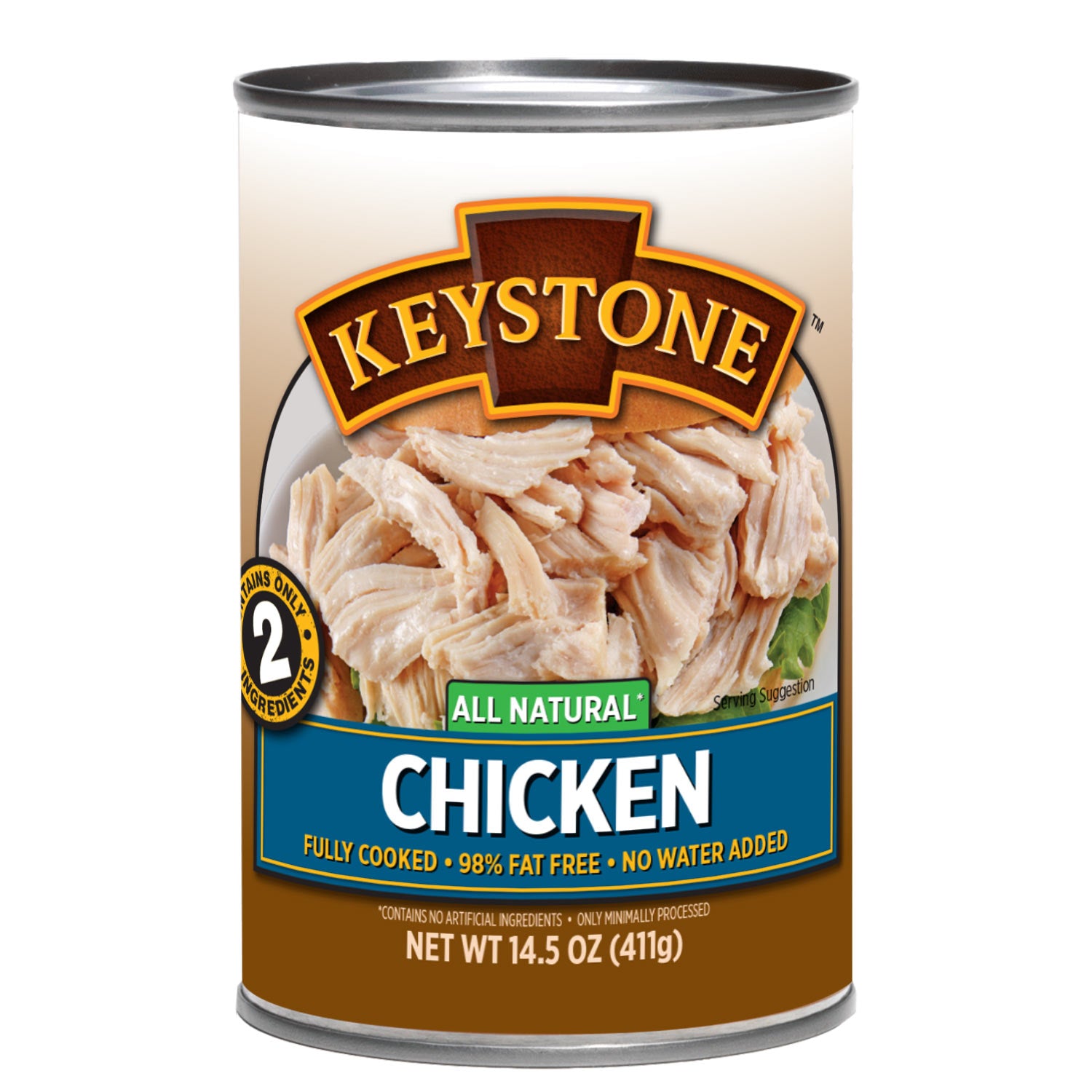 All Natural Chicken (14.5 oz / 24 cans per case) - Keystone Meats product image