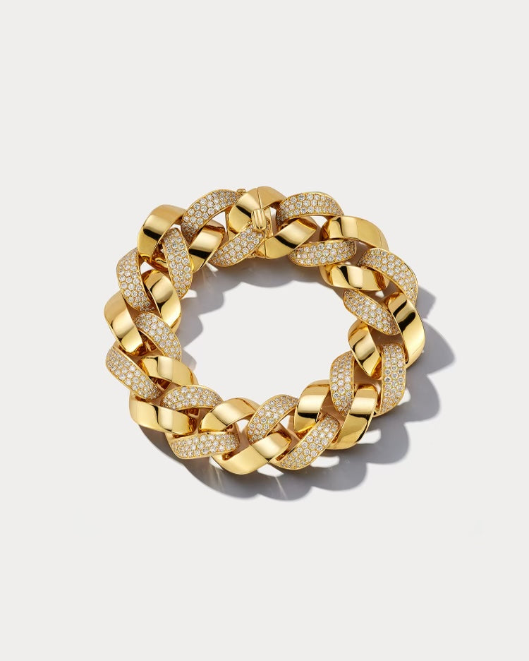 Buy Ankur Treasure Chest Diamond Bracelet in 14K Yellow Gold Plated  Sterling Silver, Diamond Heart Bracelet (7.50 In) 1.00 ctw at ShopLC.
