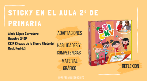 Adaptaciones juegos de mesa en 2 primaria sticky