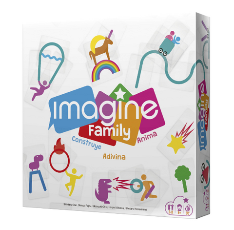 Imagine Family un party game especial para jugar en familia o con amigos y con niños