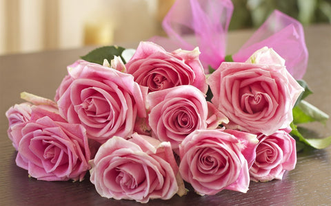 pink roses