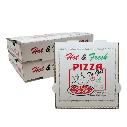 12 Hot Fresh Pizza Box Kraft/Kraft (50/cs)