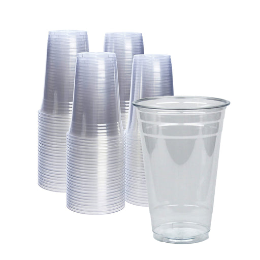 Custom Printed Plastic Cups -- 12oz PET Cold Cups (92mm) - 50,000 ct