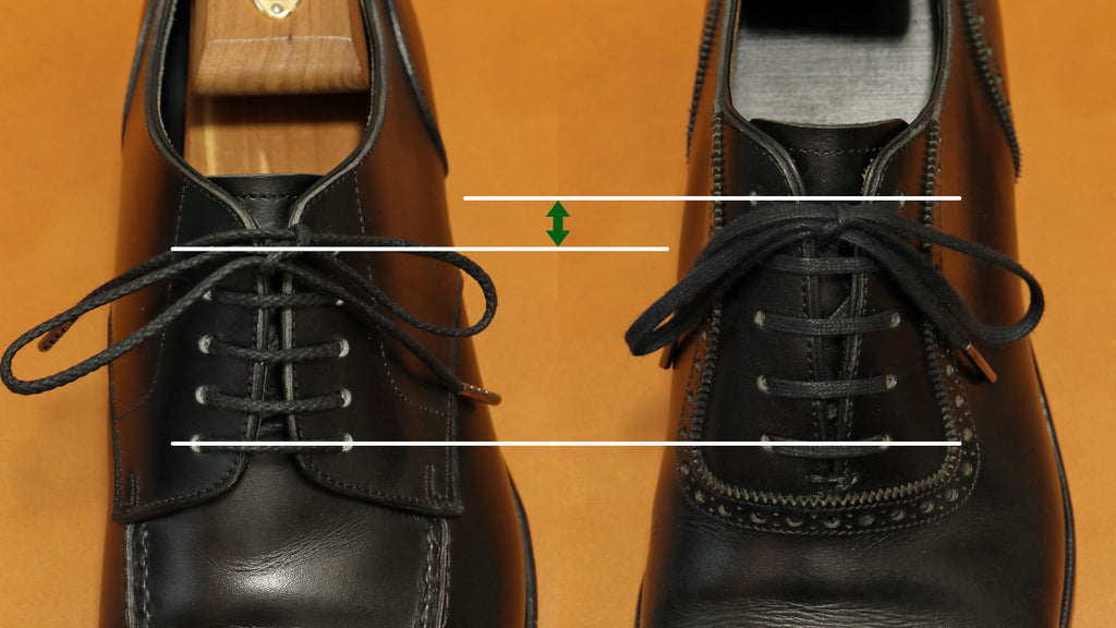 革靴の紐の長さの目安 鳩目穴の数別に短靴からブーツまで 革靴の紐のmondshoelace