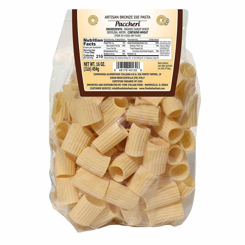 Mantova Cara Mamma Artisan Bronze Die Paccheri, 16 oz. – Mantova Fine  Italian Food