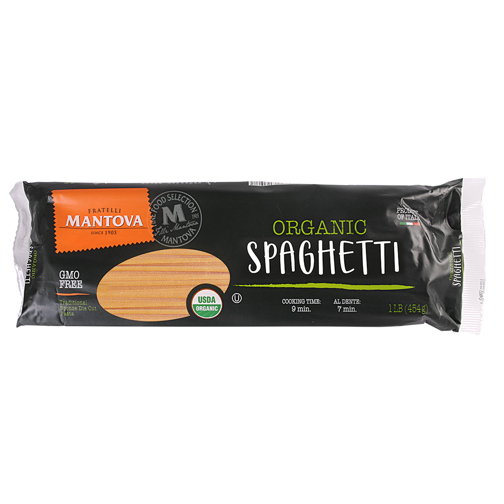 Mantova Organic Spaghetti Pasta, 1 lb. – Mantova Fine Italian Food