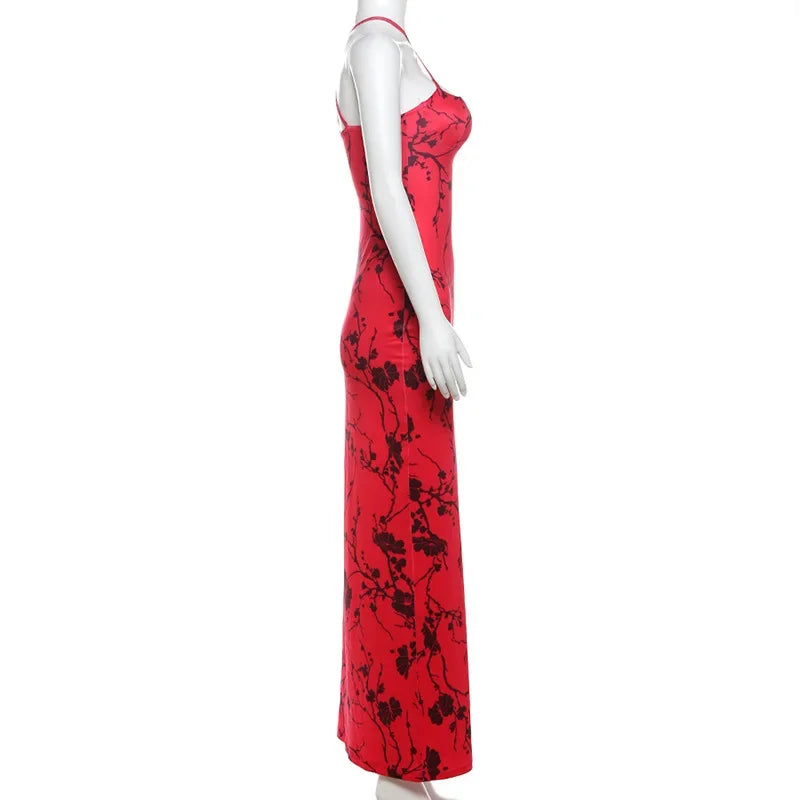 Floral Print Bodycon Party Club Birthday Dress for Women - Image 5