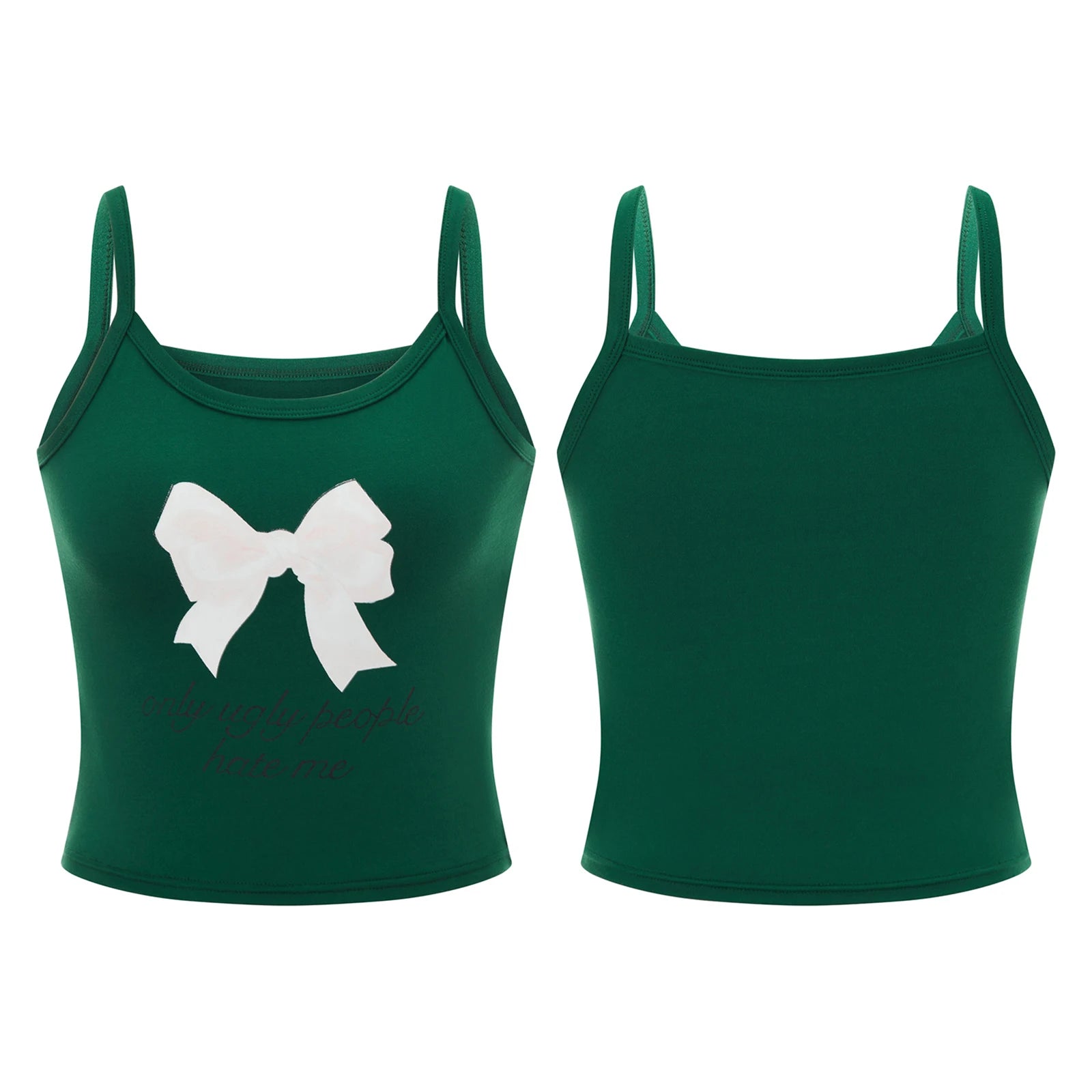 Women's Cherry Print Sleeveless Camisole Tank Tops for Summer - Image 4
