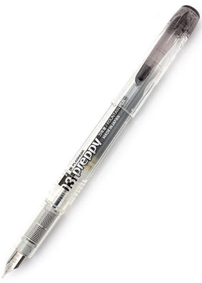 Platinum Preppy Clear Black Medium Fountain Pen — Pulp Addiction