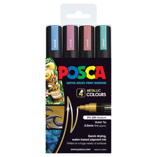 Posca Tip Variety Set- All Black