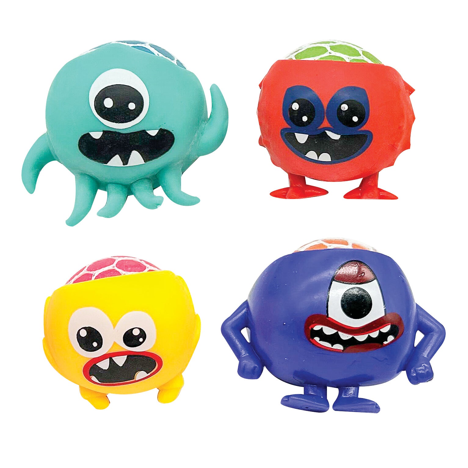  Monster Brain Mesh Stress Balls 