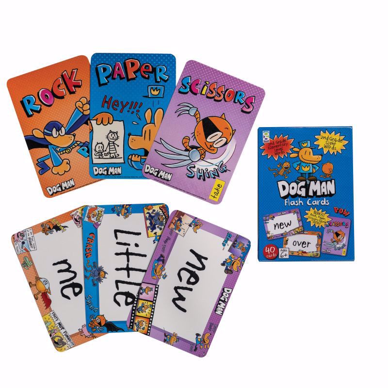  Dog Man Flashcards Set 