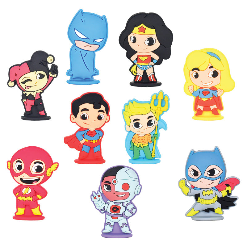  DC Super Friends Soft PVC 2D Figures 