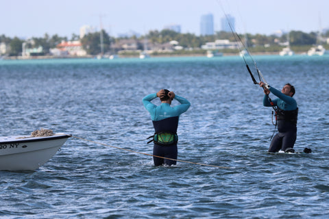 Turtl Project Wetsuit used for Kitesurfing