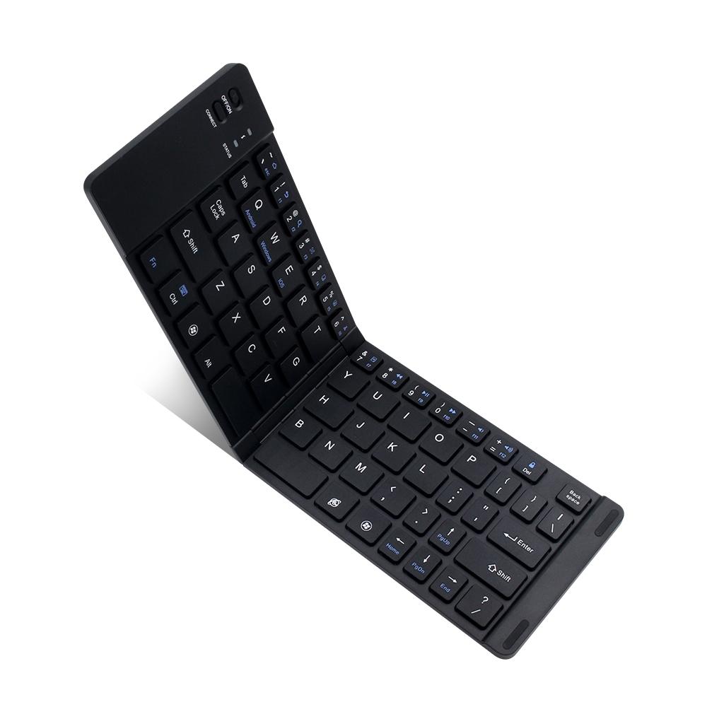 NÖRDIC Foldbart Bluetooth-tastatur 66 taster Sort
