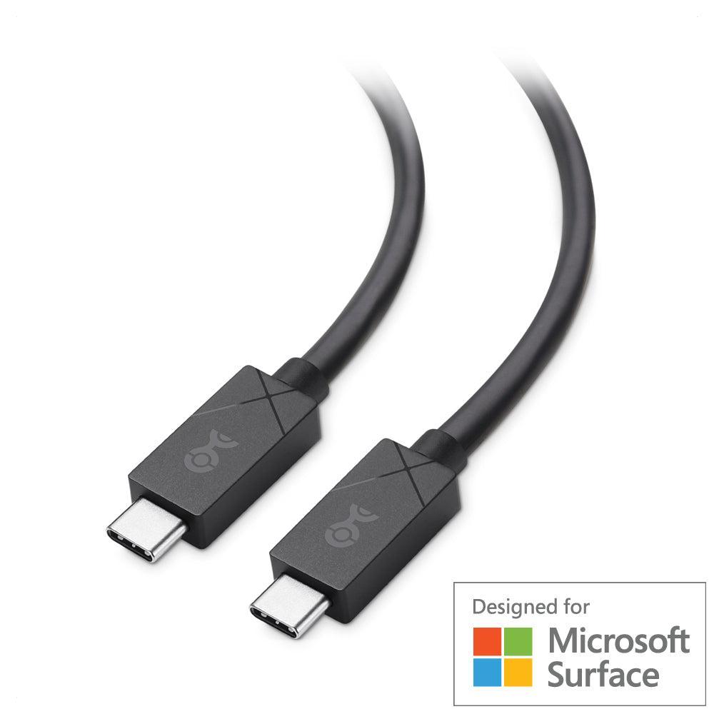 Cable Matters 1m USB4 40Gbps 8K60Hz 4K120Hz PD100W Designet til Microsoft Surface kompatibel med Thunderbolt 4 og 3