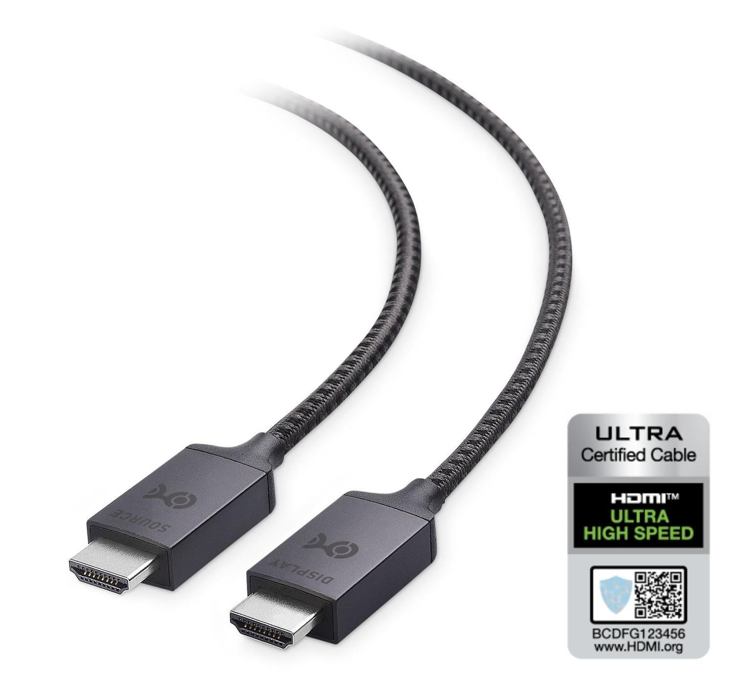 Cable Matters certificeret Ultra High Speed HDMI2.1 aktiv AOC fiberoptisk kabel 15m 8K 4K 60Hz 120Hz 48 Gbps Dynamic HDR eARC VRR