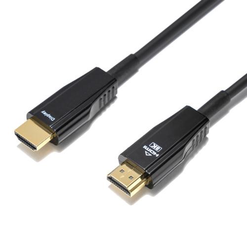 DELTACO certificeret 20m Ultra High Speed HDMI 2.1 aktiv AOC optisk fiberkabel 8K 60Hz 4K 120Hz 48Gbps Dynamic HDR eARC VRR-kompatibel