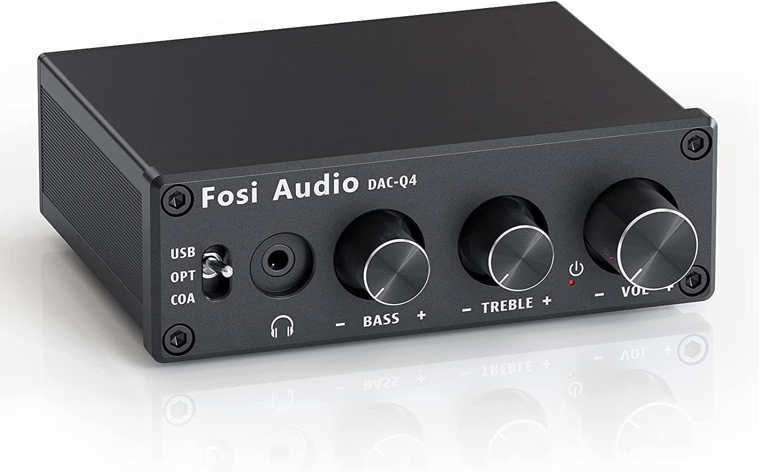 Fosi Audio Mini DAC & hovedtelefonforstærker 24-bit/192kHz USB/optisk/koaksial til RCA/AUX