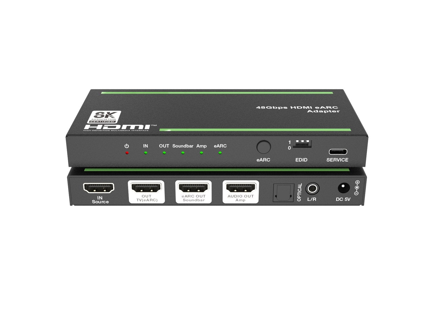 NÖRDIC 8K HDMI 2.1 eARC/ARC Extractor til Soundbar og forstærker