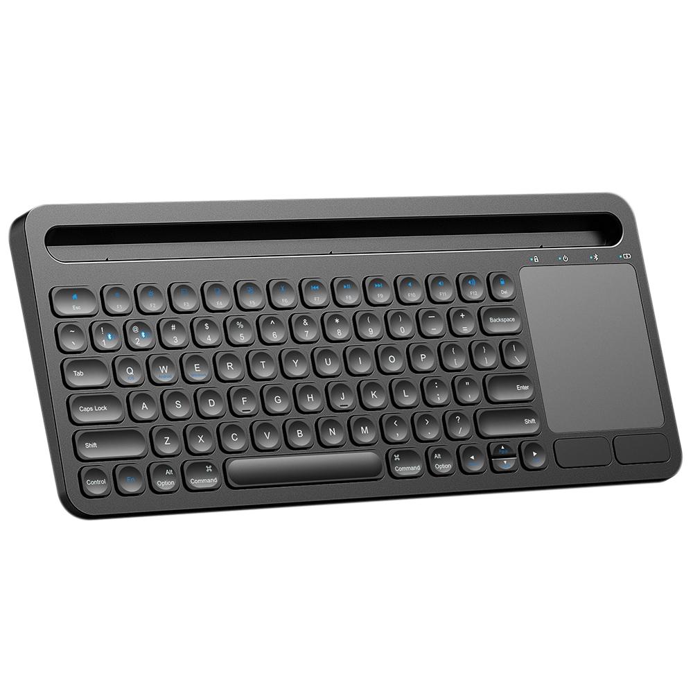 NÖRDIC Bluetooth-tastatur med touchpad amerikansk layout 78 taster