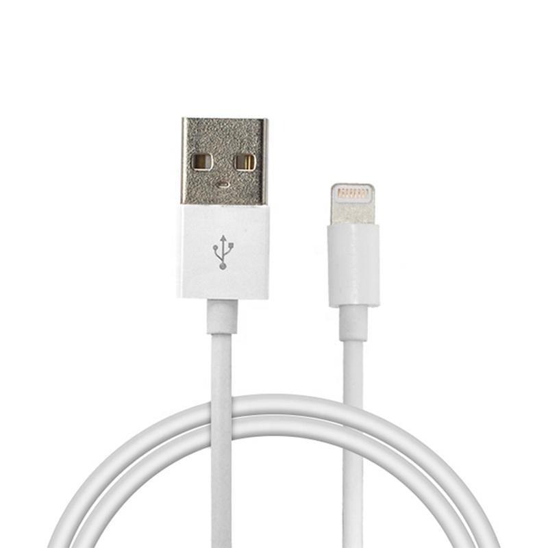 NÖRDIC Lightning Cable (ikke MFI) USB A 2M White 5V 2.1A til iPhone og iPad