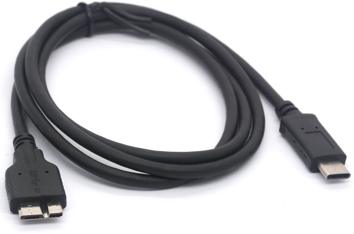 NÖRDIC USB C til USB Micro B kabel 3m 3.2 Gen 1 til ekstern harddisk