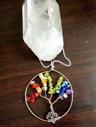 Chakra Balancing Tree Of Life Pendant