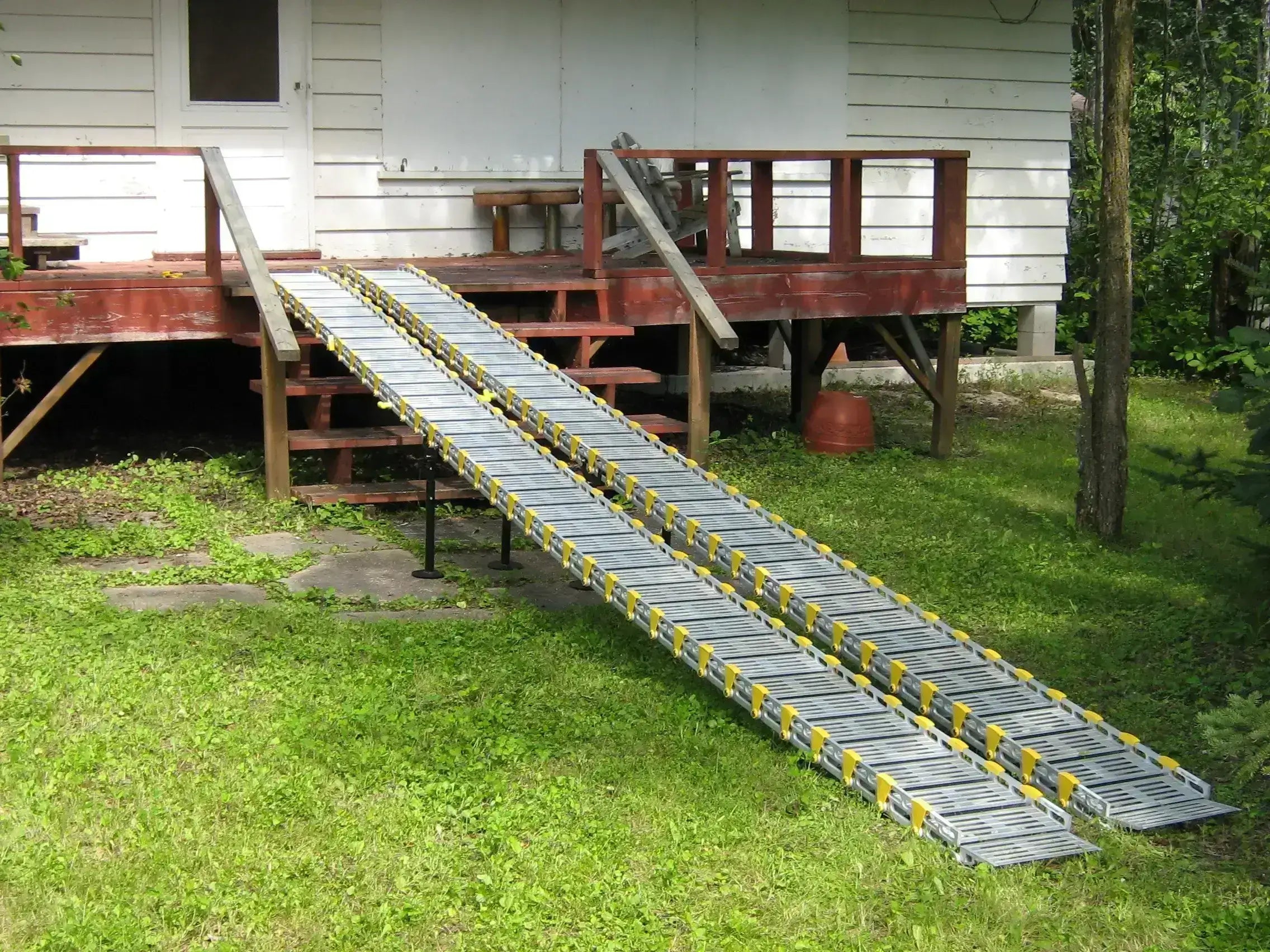 roll-a-ramp portable aluminum wheelchair ramp at reliable ramps short ramp with no handrails