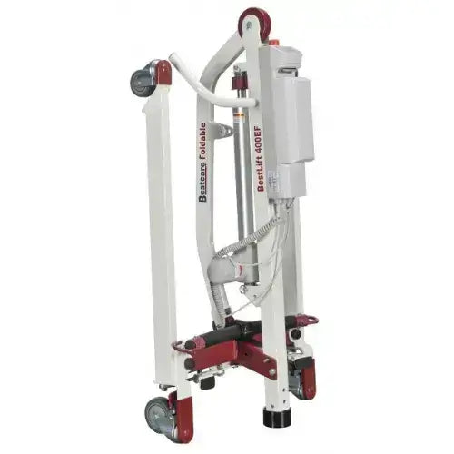 bestcare bestlift pl400ef foldable patient lift folded up